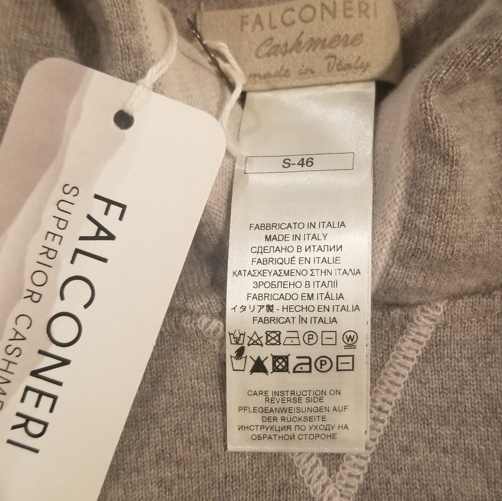 NWT Falconieri Cashmere hooded sweater - Picture 3 of 9